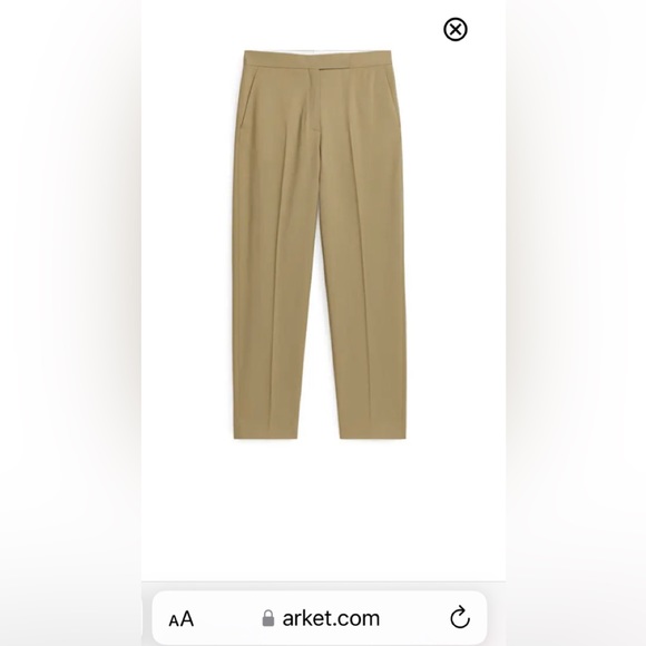 Like New Arket wool pants trousers size 36 (US size XS/S) - Picture 1 of 11